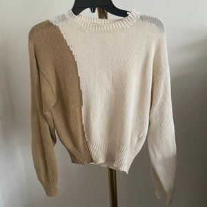 Paloma Wool Beige Colorblock Sweater